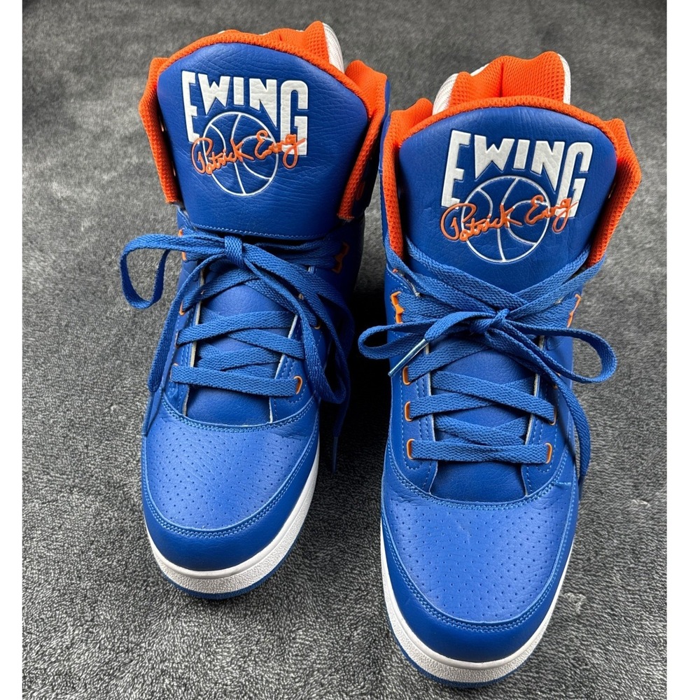 Retro‎ Ewing 33 Hi Knicks Blue Orange Men's Size 10.5 Patrick Ewing Retro